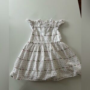 Janie and Jack White Floral Kids Dress